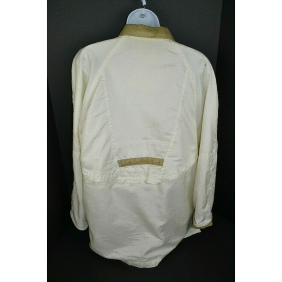 Vtg 1990's Cureent Seen Jacket, Crinkle Polyester, Glitter Trim Deadstock - Picture 5 of 7